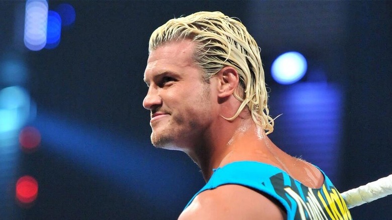 Dolph Ziggler ahead of one of his matches against John Cena on 