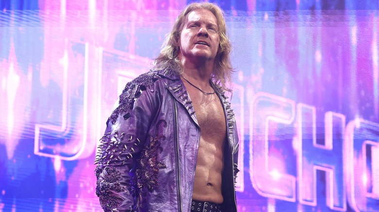 Chris Jericho during his AEW return entrance in 2026.