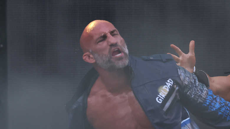 Tommaso Ciampa, with a shorter beard, in WWE