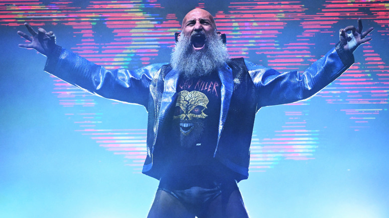 Tommaso Ciampa making his entrance in AEW
