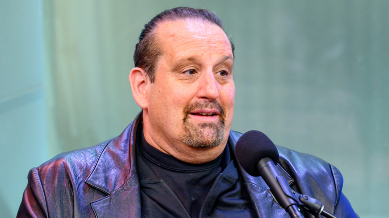 Tommy Dreamer during the Busted Open podcast at SiriusXM