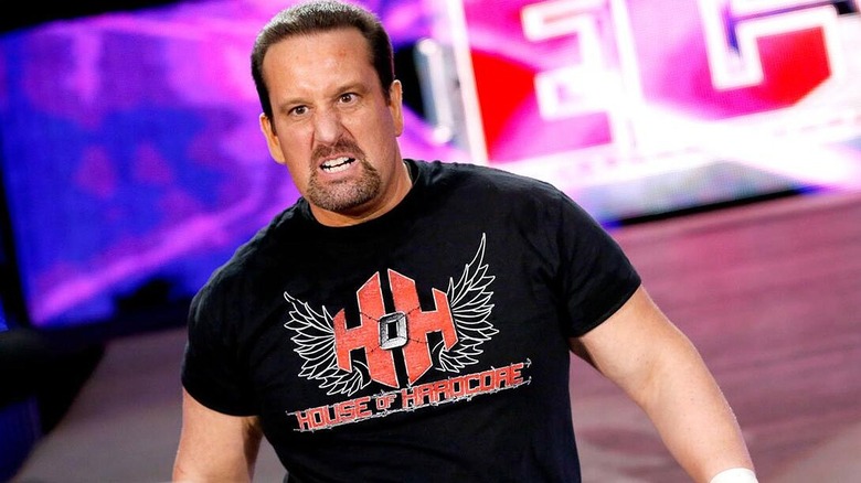 Tommy Dreamer making his way to the ring during an episode of ECW.