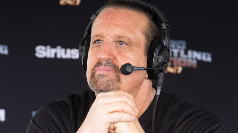 Tommy Dreamer attends Sirius XM's Pro Wrestling Nation 24/7 Live Broadcast for WWE SummerSlam, August 2025.