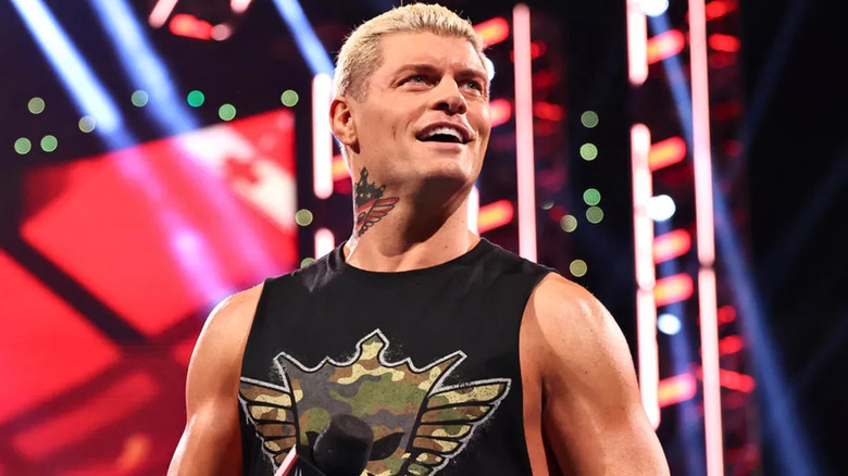 Cody Rhodes smiling