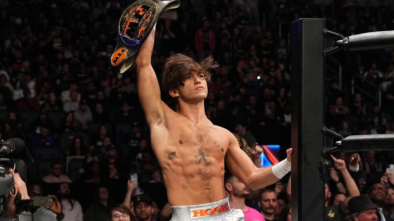 HOOK holding up the FTW Championship