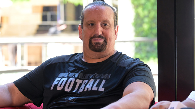 Tommy Dreamer wearing a black t-shirt