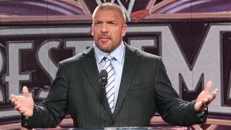 Paul "Triple H" Levesque, wanting to discuss only positive things