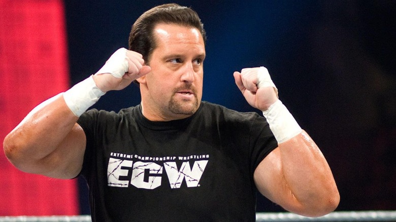 Tommy Dreamer Poses In A WWE Ring