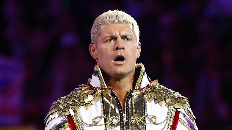 Cody Rhodes, wondering "wait, did I go back to AEW?"