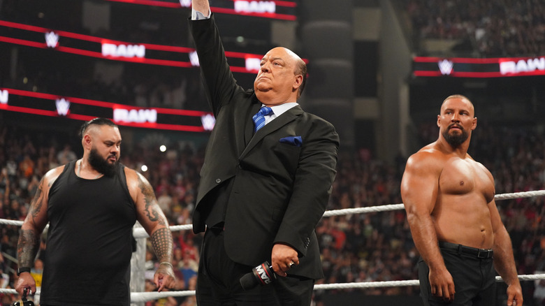 Bronson Reed, Paul Heyman, and Bron Breakker