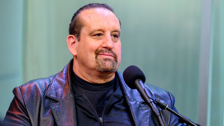 Tommy Dreamer during the Busted Open podcast at SiriusXM Studios on October 23, 2025 in New York City.