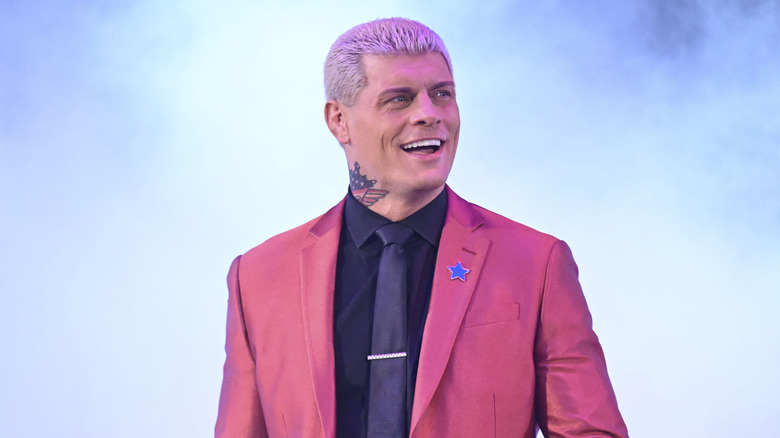 Cody Rhodes beams