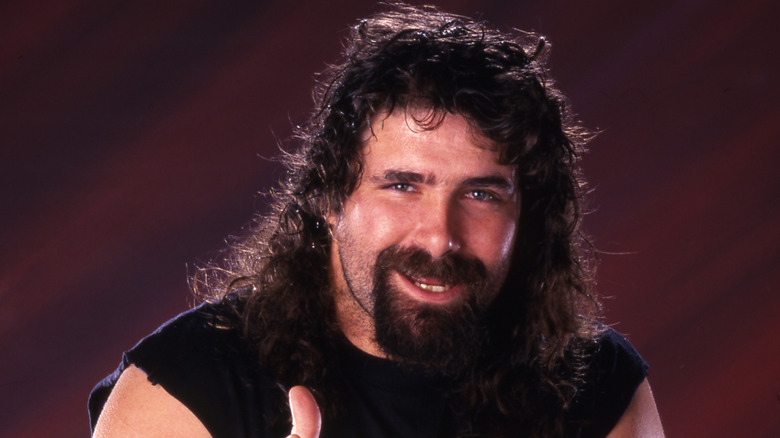 "Cactus Jack" Mick Foley posing for a photo