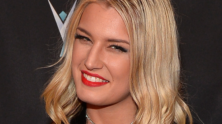 Toni Storm smiling