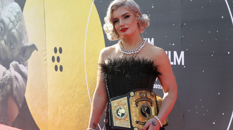 Toni Storm attends the 2025 TCM Classic Film Festival opening night screening of "Star Wars: The Empire Strikes Back" at TCL Chinese Theater on April 24, 2025 in Hollywood, California.
