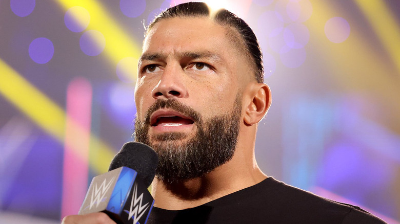Roman Reigns speaking