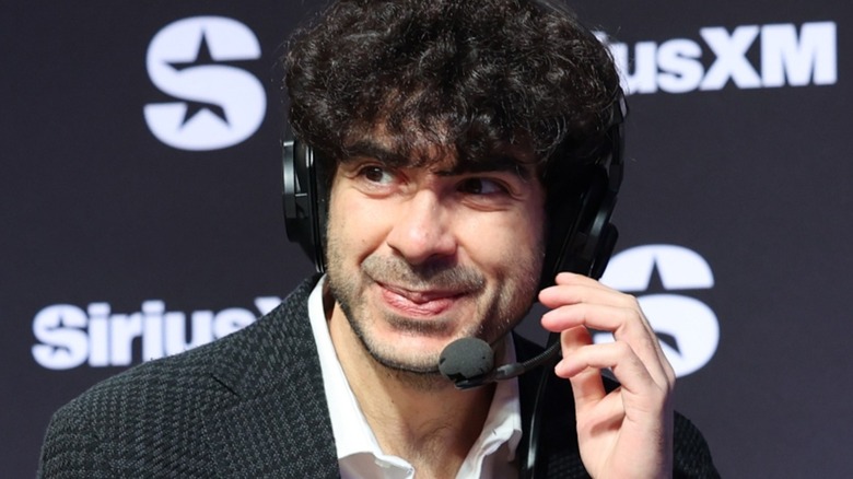 Tony Khan smiling 