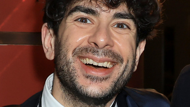 Tony Khan smiling