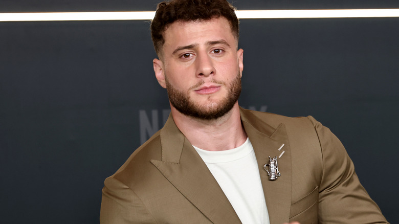 MJF is wearing a suit