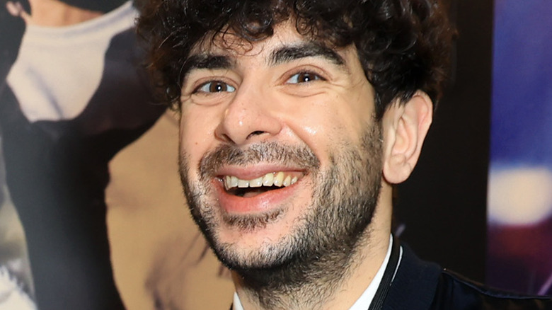 Tony Khan smiling