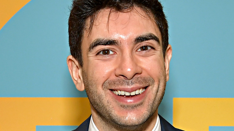 Tony Khan smiling