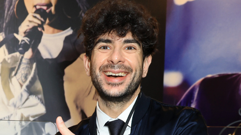 A very happy Tony Khan