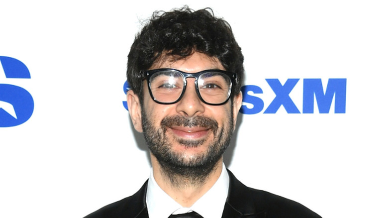Tony Khan at a Sirius XM event