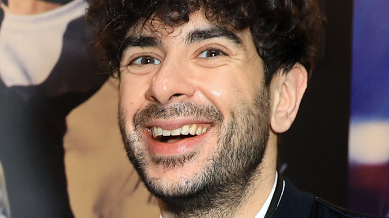 Tony Khan smiling