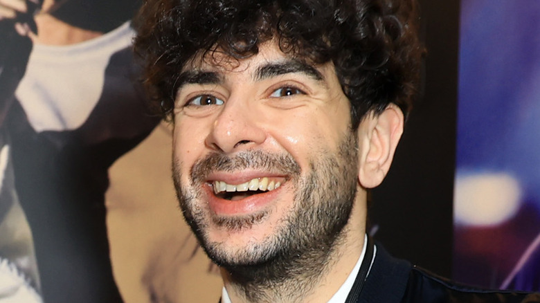 Tony Khan smiling