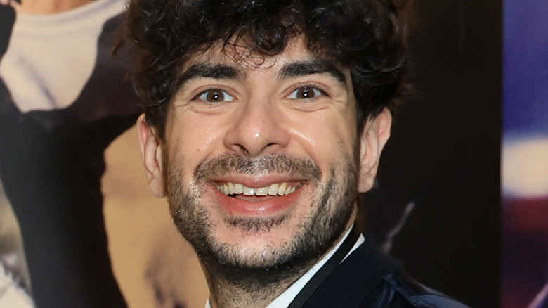 Tony Khan smiling