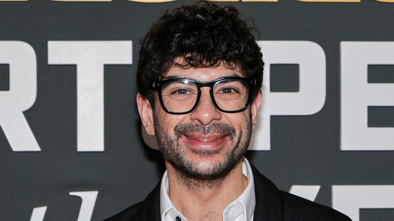 Tony Khan smiling