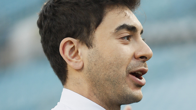 Tony Khan smiling