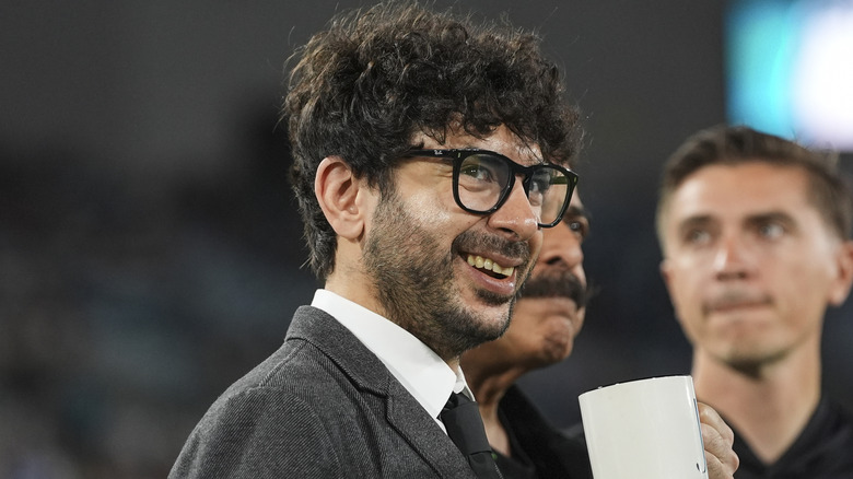 Tony Khan smiling