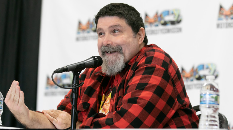 Mick Foley talking
