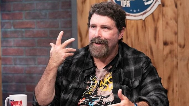 Mick Foley talking