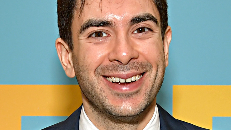 Tony Khan smiling