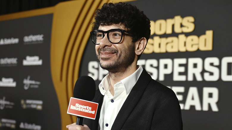 Tony Khan at a Sports Illustrated event