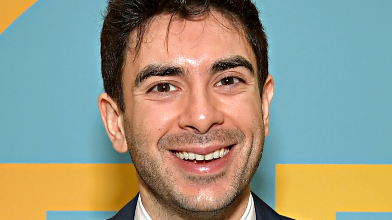 Tony Khan smiling