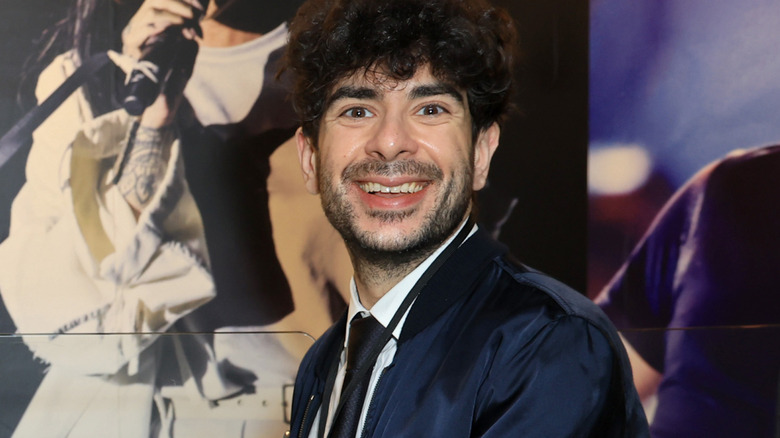 Tony Khan is smiling