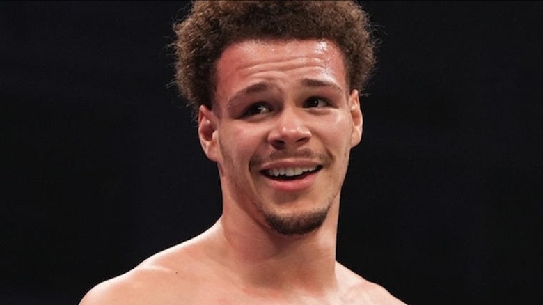 Dante Martin Before A Match On AEW Television