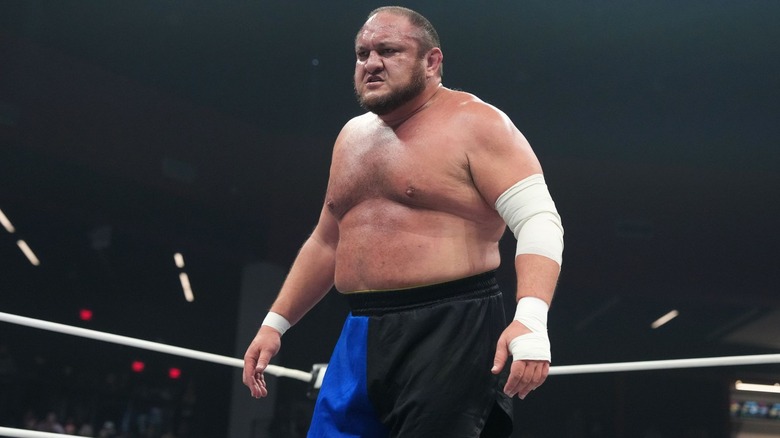 Samoa Joe in the ring