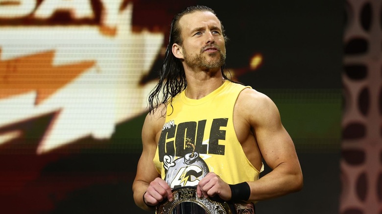 Adam Cole making his entrance