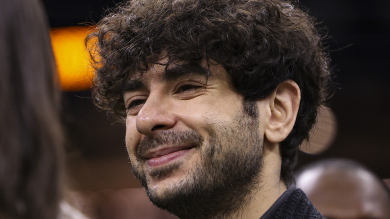 Tony Khan smiling