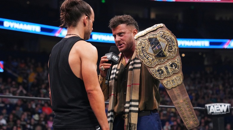 Adam Cole and MJF verbally joust