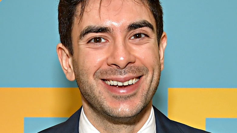 Tony Khan smiling