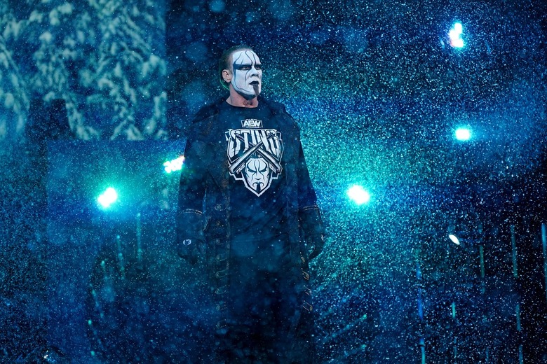 sting-snow-entrance-aew