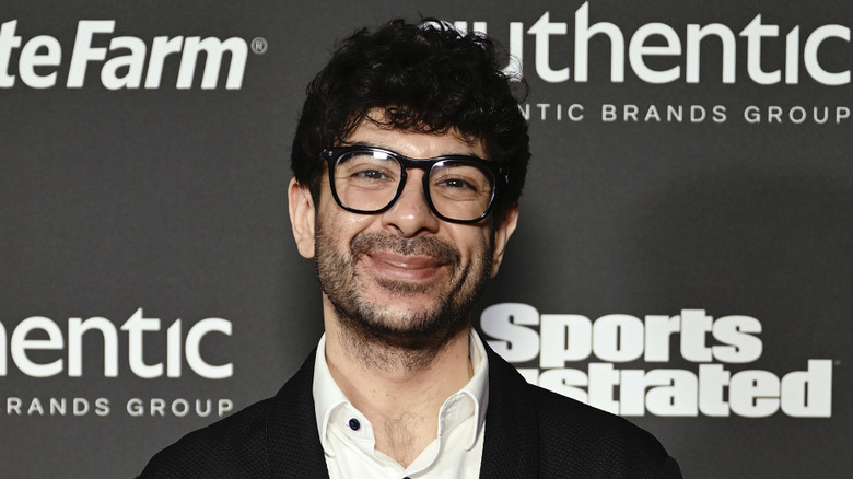 Tony Khan at a Sports Illustrated event