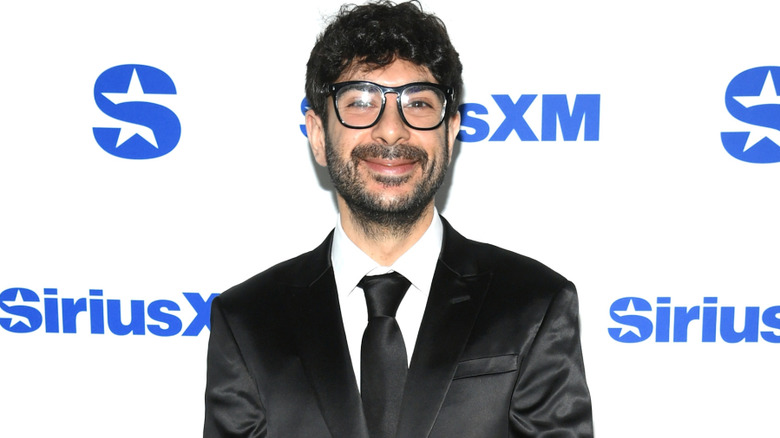 Tony Khan is smiling