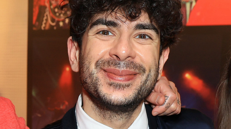 Tony Khan smiling 