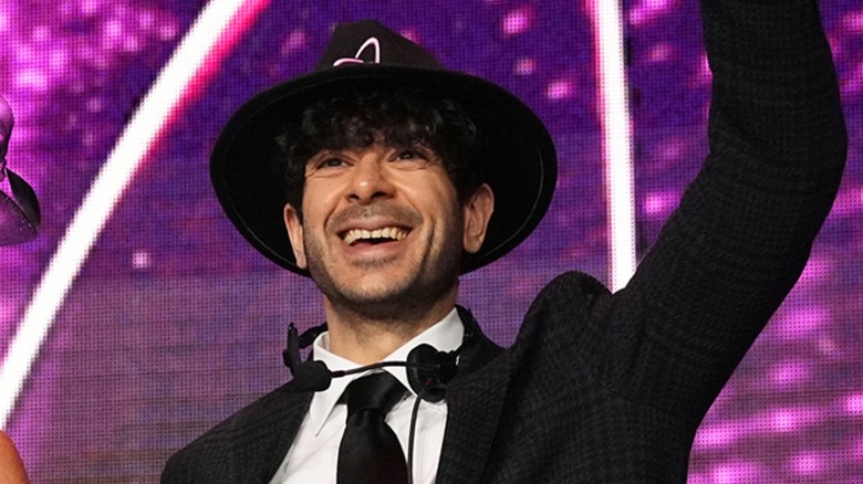 Tony Khan Smiling On AEW TV